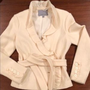Small wool wrap blazer by classifies entire